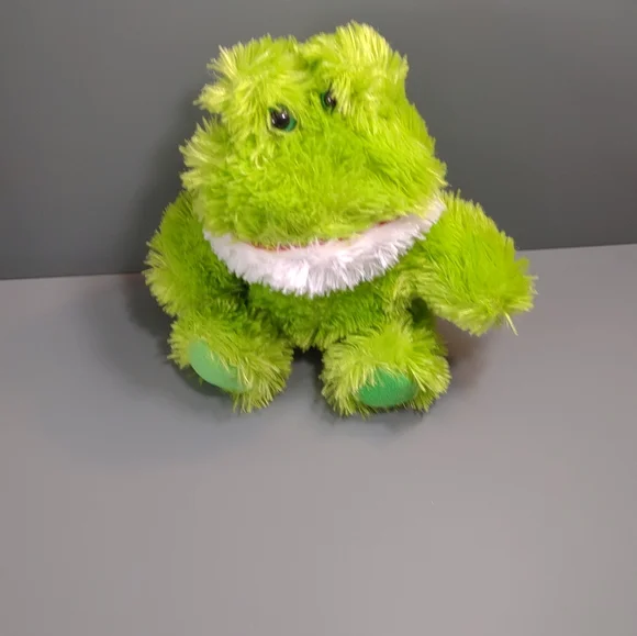 Green Frog Stuffed Animal - Picture 5 of 7